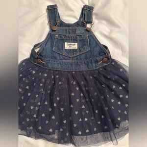 Osh Kosh B’Gosh baby overall dress size 9M